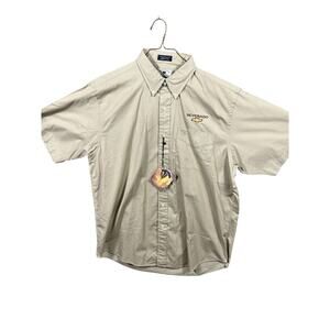 NWT Chevy Silverado Men's Size Large /Tan /Crew Shirt‎ /Cutters & Buck Brand